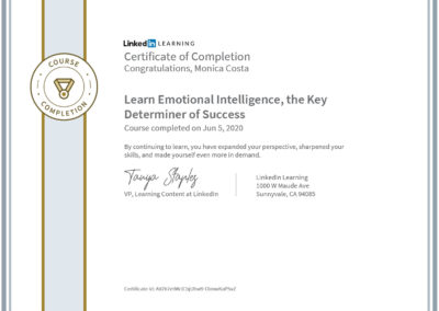 certificate learn emotional intelligence
