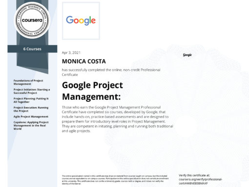 Google Career Project Management
