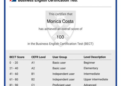 Business English Certification Test (BECT)