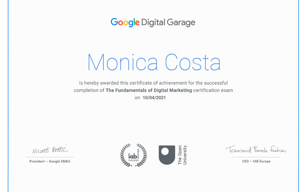 Fundamentals of Digital Marketing