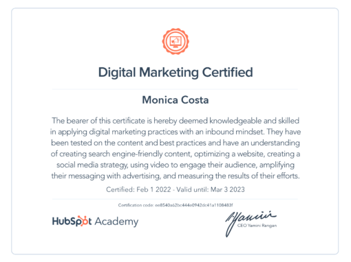 Digital Marketing Certification