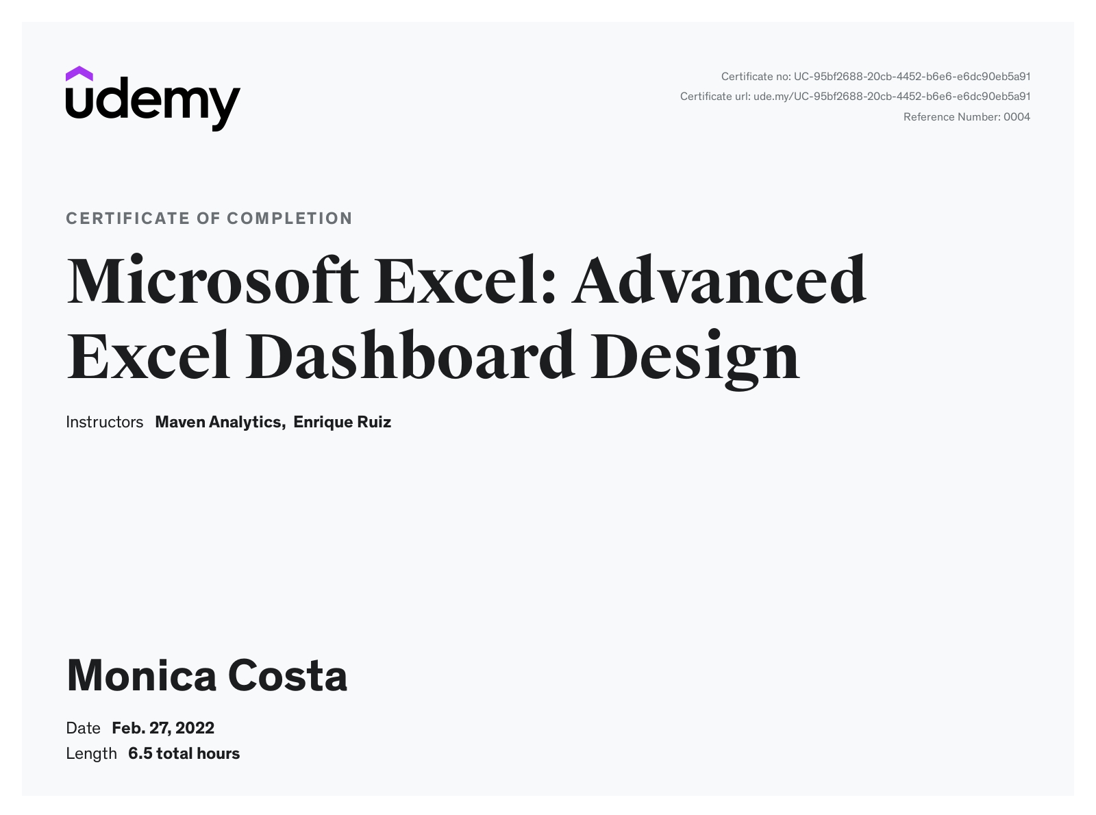 Data visualization with Excel