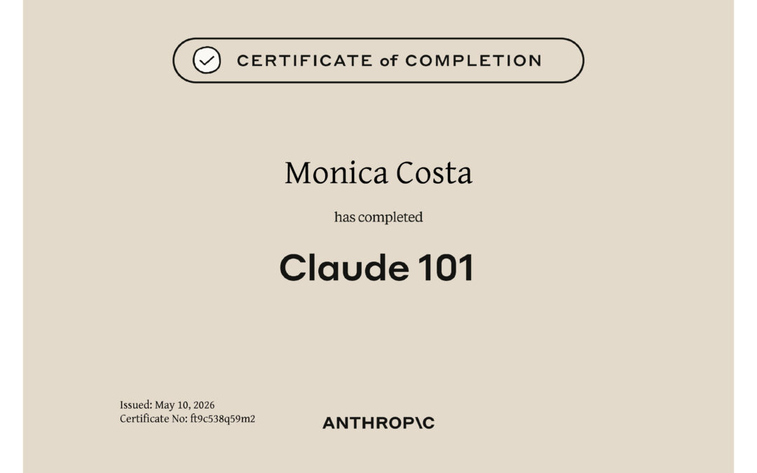 Claude 101 | Anthropic Academy Certificate