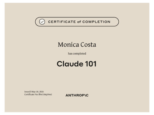 Claude 101 | Anthropic Academy Certificate