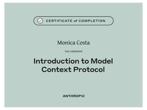 Introduction to Model Context Protocol | Anthropic Academy Certificate