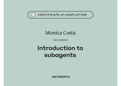 Introduction to Subagents | Anthropic Academy Certificate
