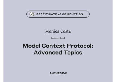 Model Context Protocol: Advanced Topics | Anthropic Academy Certificate