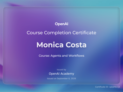Agents and Workflows | OpenAI Academy Certificate