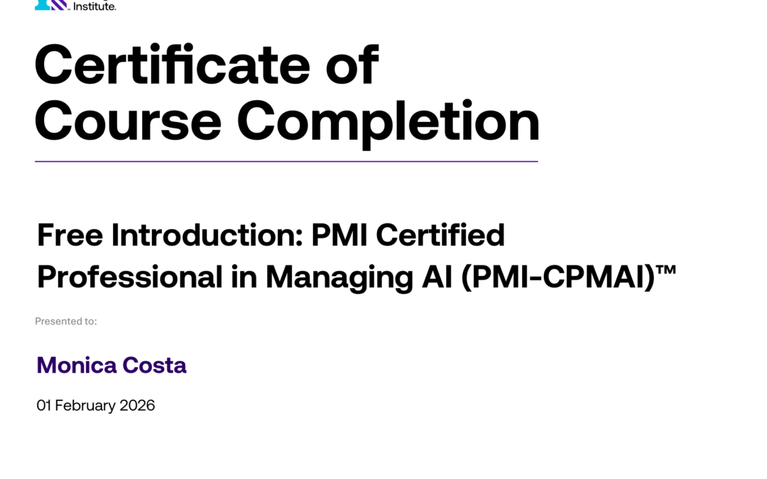 Introduction: PMI Certified Professional in Managing AI (PMI-CPMAI) | PMI Certificate