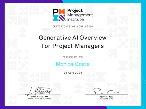 Generative AI Overview for Project Managers | PMI Certificate